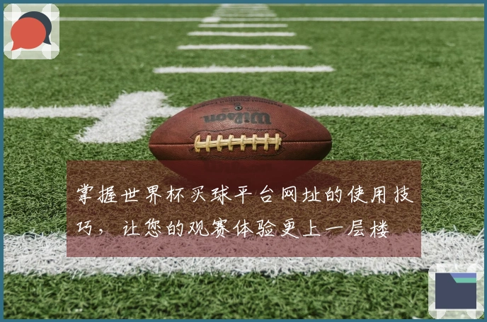 掌握世界杯买球平台网址的使用技巧，让您的观赛体验更上一层楼